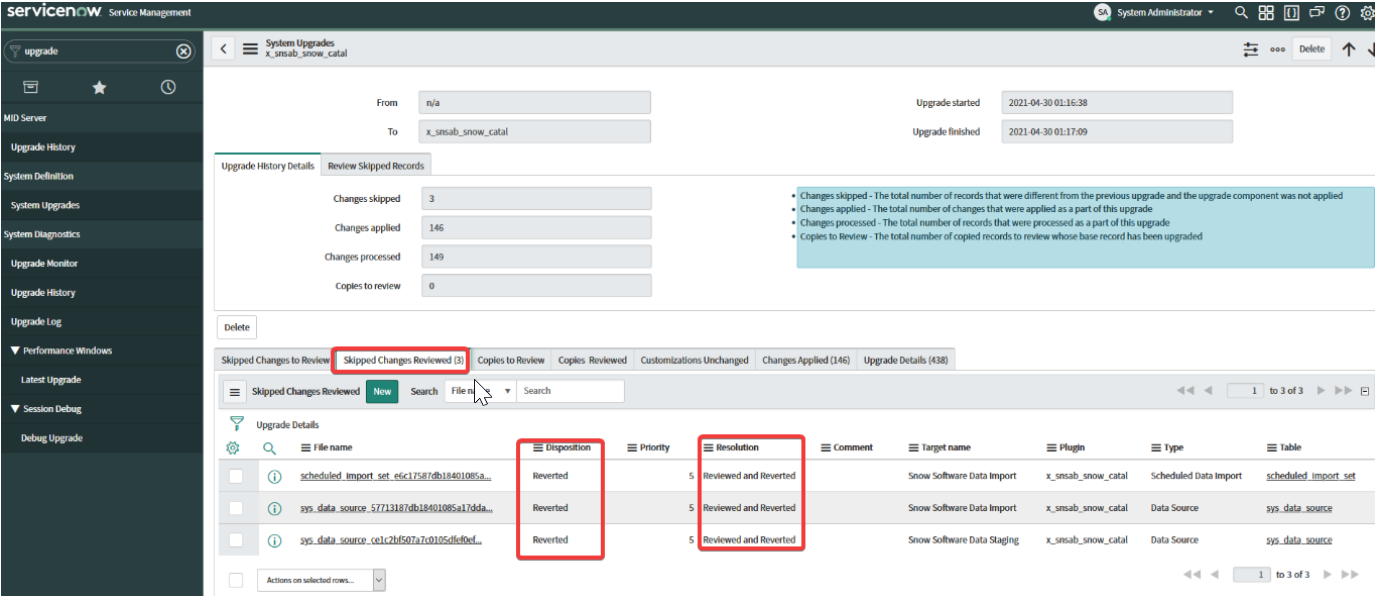 Connector Troubleshooting for the Snow ServiceNow Connector