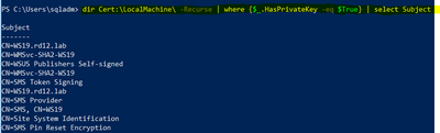 powershell query wsus private key.PNG