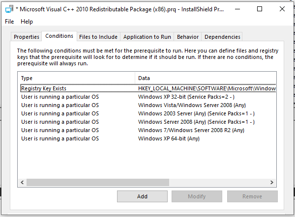 Installing Microsoft Visual C 10 Redistributables X86 On 64bit Machines Community
