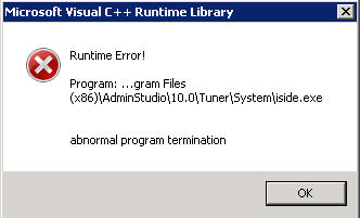 Ms Visual C Runtime Error Iside Exe Community