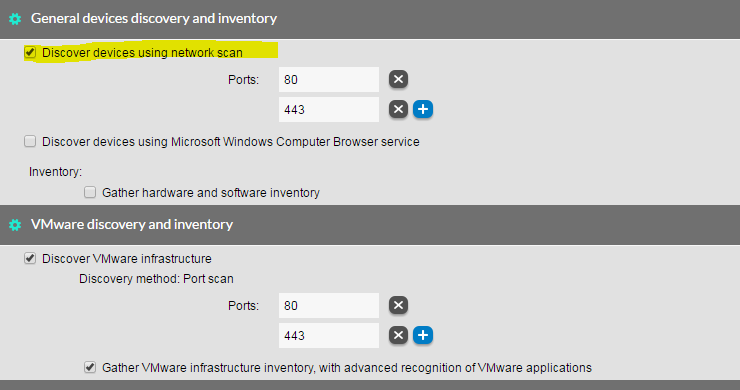 VMware vCenter Step1 - Discover the device information